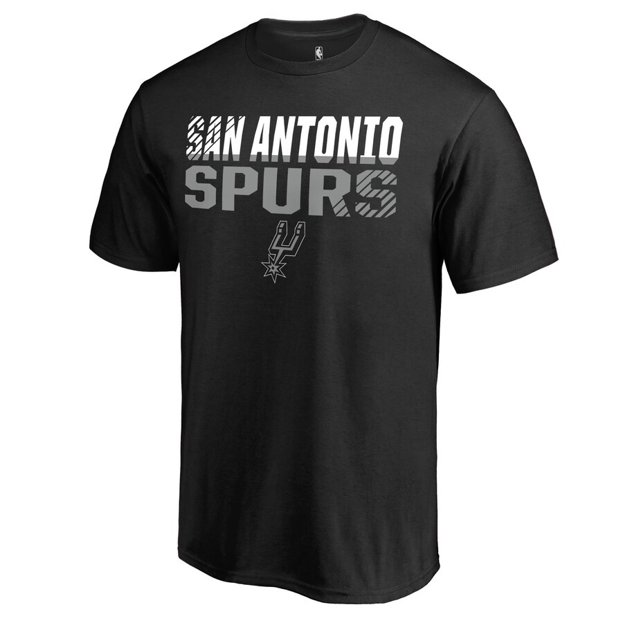Men's San Antonio Spurs Black Fade Out T-Shirt - Puhuasuan