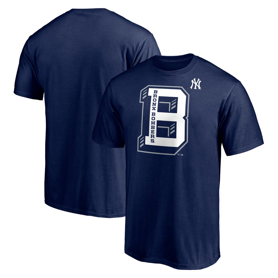 Men's New York Yankees Navy Varsity Bronx T-Shirt - Puhuasuan