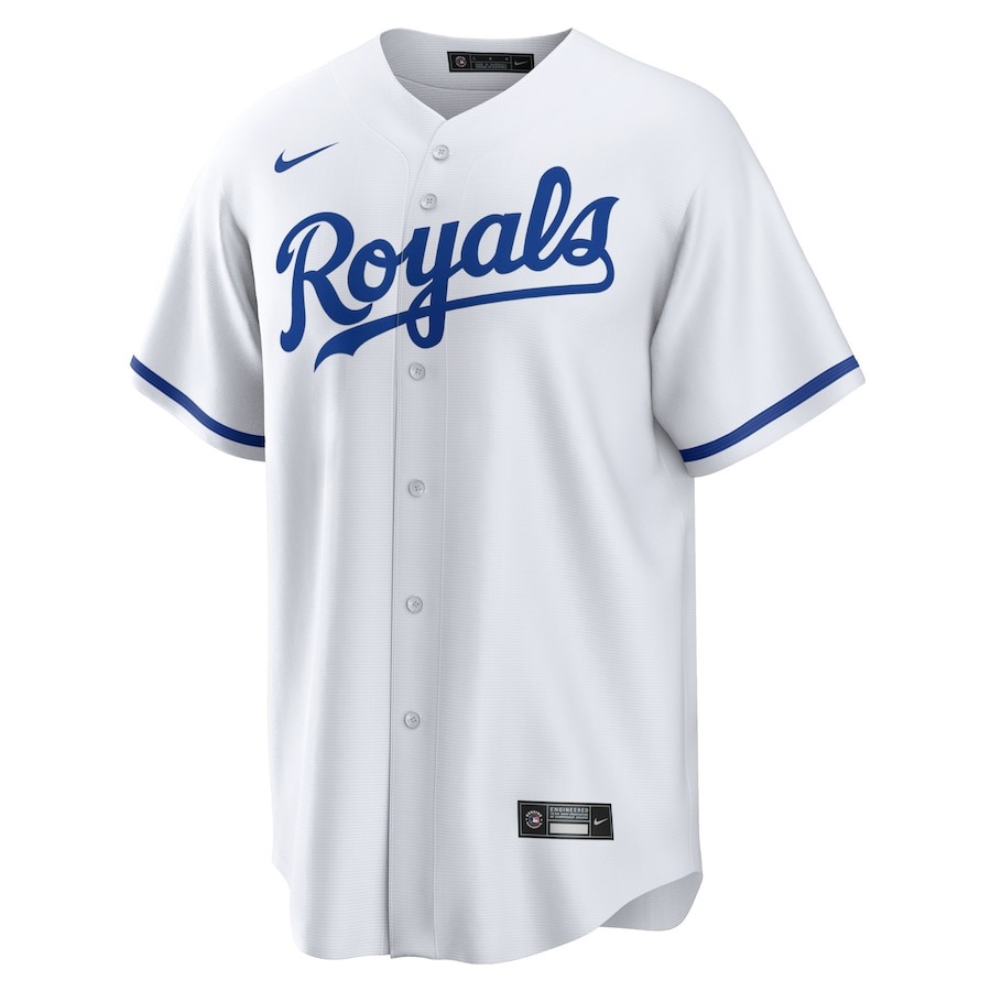 Men's Kansas City Royals Bobby Witt Jr. Nike White Home Replica Player Jersey - Puhuasuan