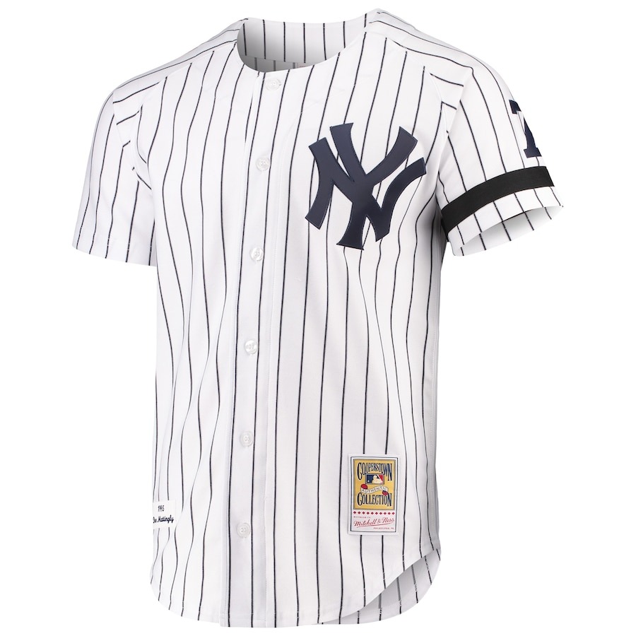 Don Mattingly New York Yankees Mitchell & Ness Cooperstown Collection Authentic Jersey - White - Puhuasuan