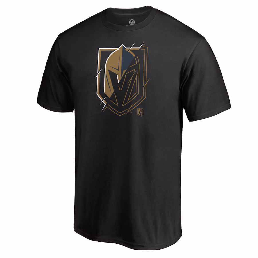 Men's Vegas Golden Knights Black X-Ray T-Shirt - Puhuasuan