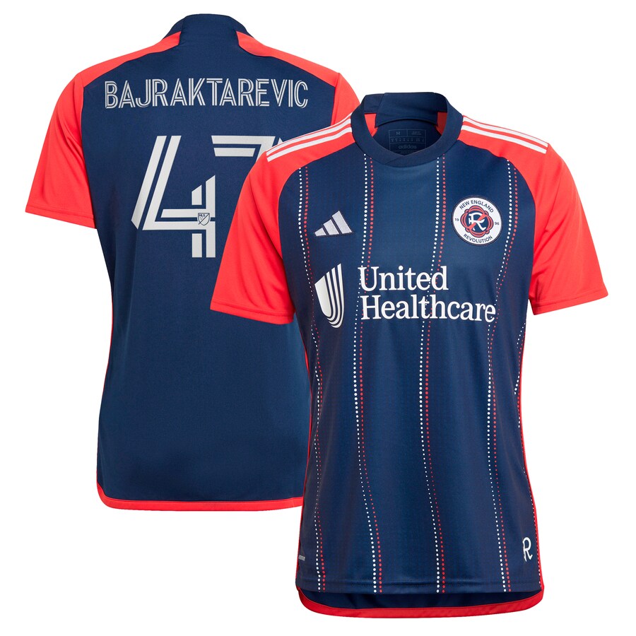 Men's New England Revolution Esmir Bajraktarevic adidas Navy 2024 Boston Tea Party Replica Player Jersey - Puhuasuan