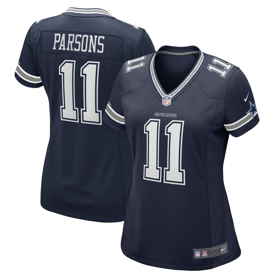 Women's Dallas Cowboys Micah Parsons Nike Navy Game Player Jersey - Puhuasuan