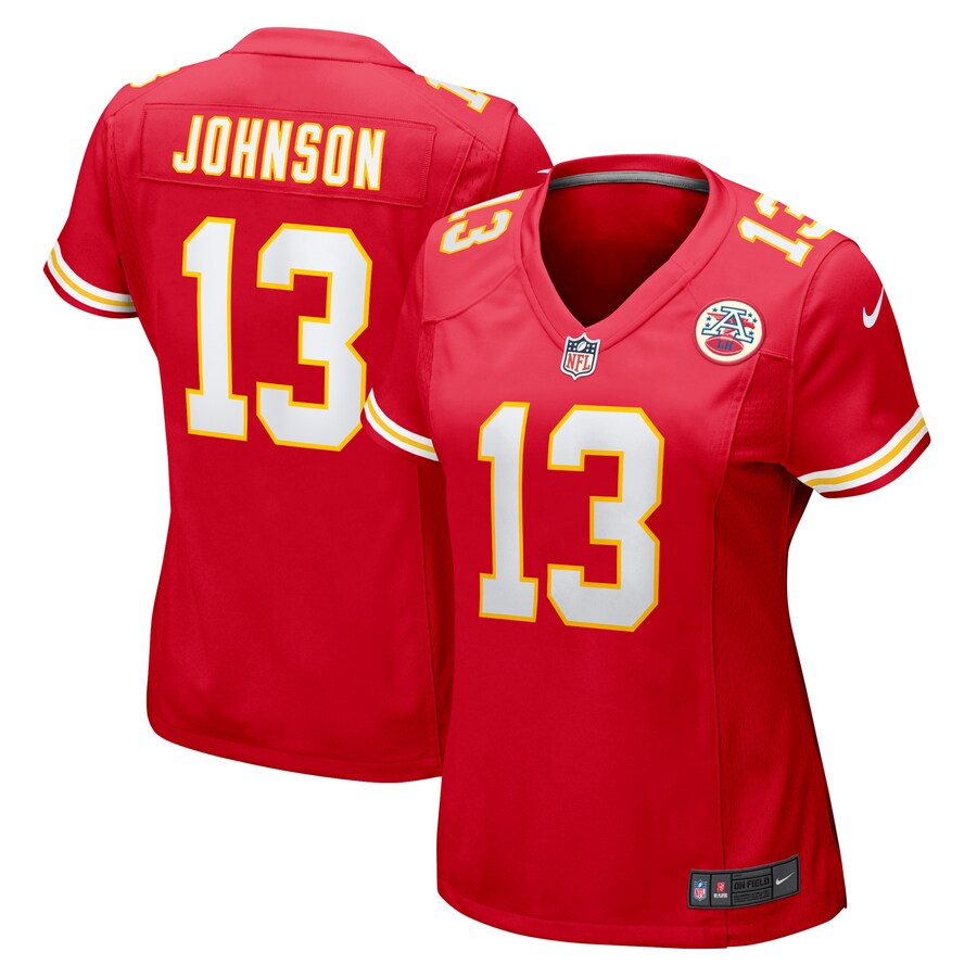 Women's Kansas City Chiefs Nazeeh Johnson Nike Red Game Player Jersey - Puhuasuan