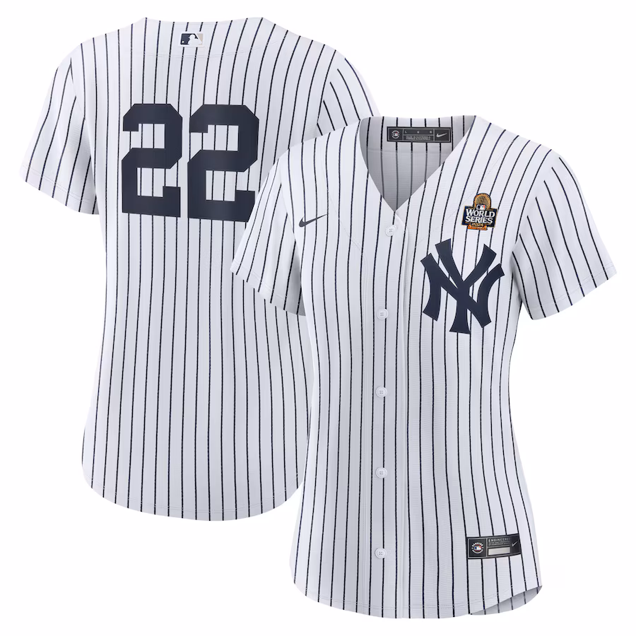 Women's New York Yankees Juan Soto Nike White 2024 World Series Home Replica Player Jersey - Puhuasuan