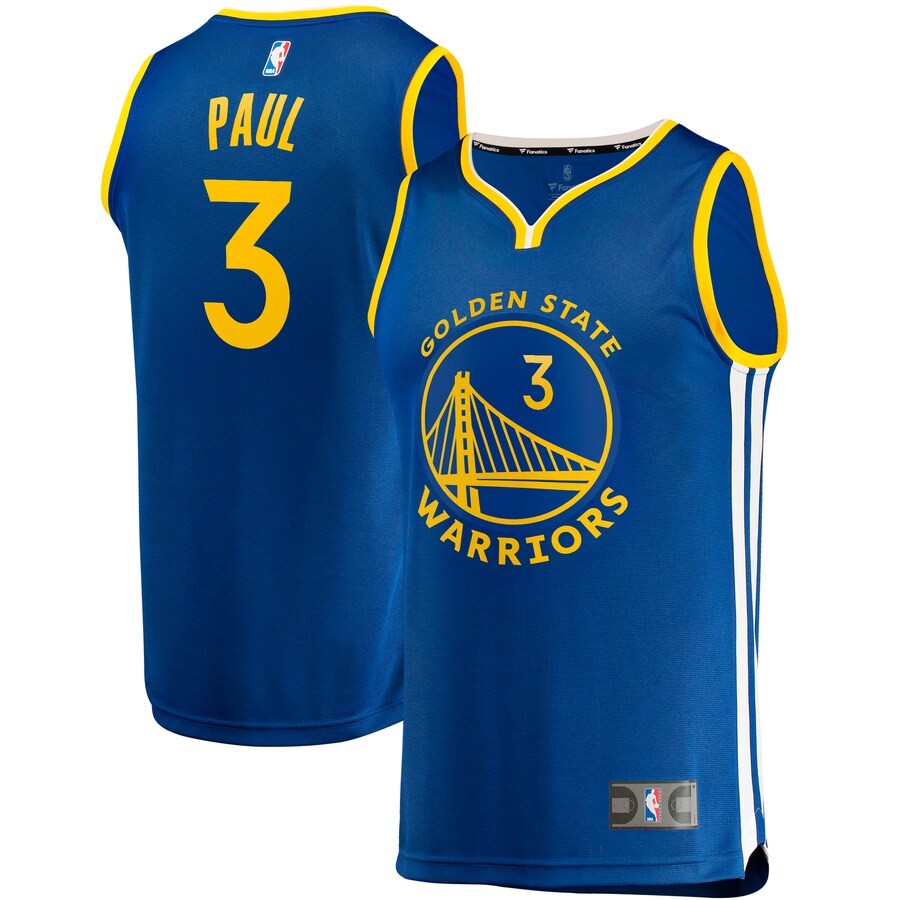 Youth Golden State Warriors Chris Paul Fanatics Royal Fast Break Player Jersey - Icon Edition - Puhuasuan