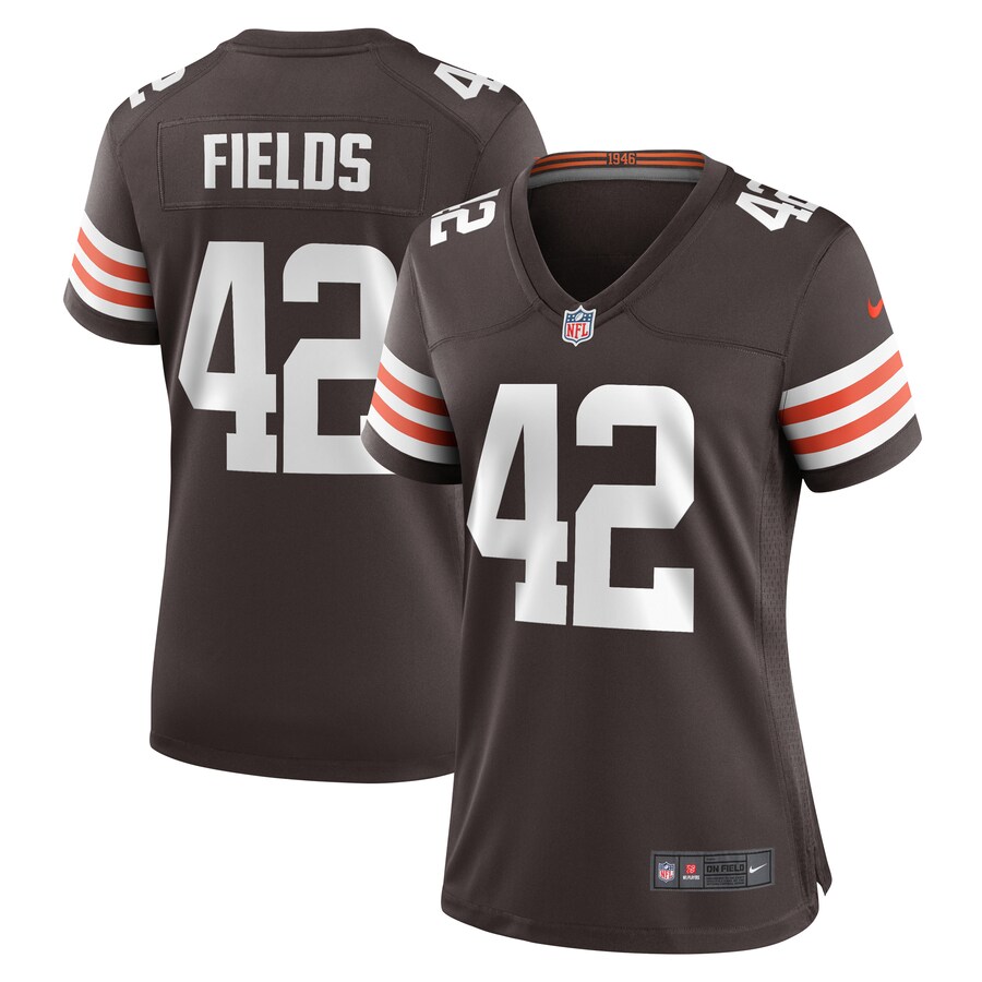 Women's Cleveland Browns Tony Fields II Nike  Brown Team Game Jersey - Puhuasuan