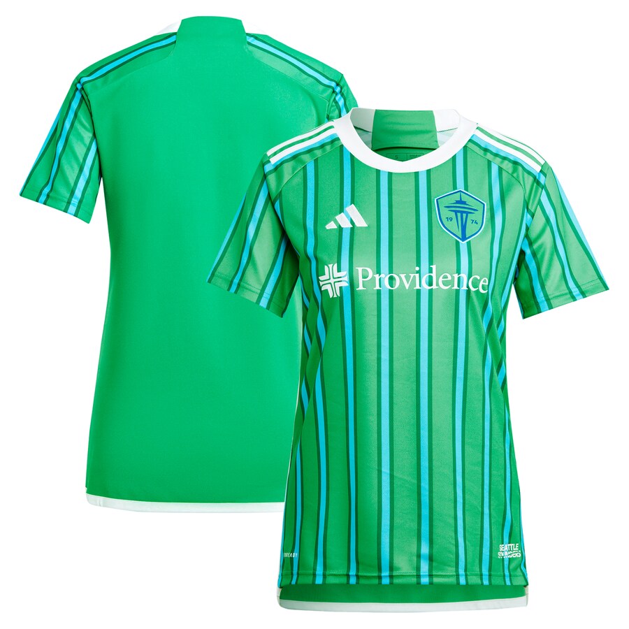 Women's Seattle Sounders FC  adidas Green 2024 The Anniversary Kit Replica Jersey - Puhuasuan