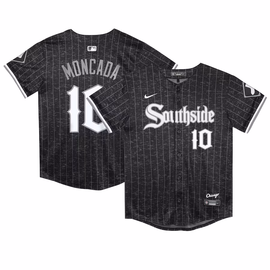 Preschool Chicago White Sox Yoan Moncada Nike Black City Connect Limited Player Jersey - Puhuasuan