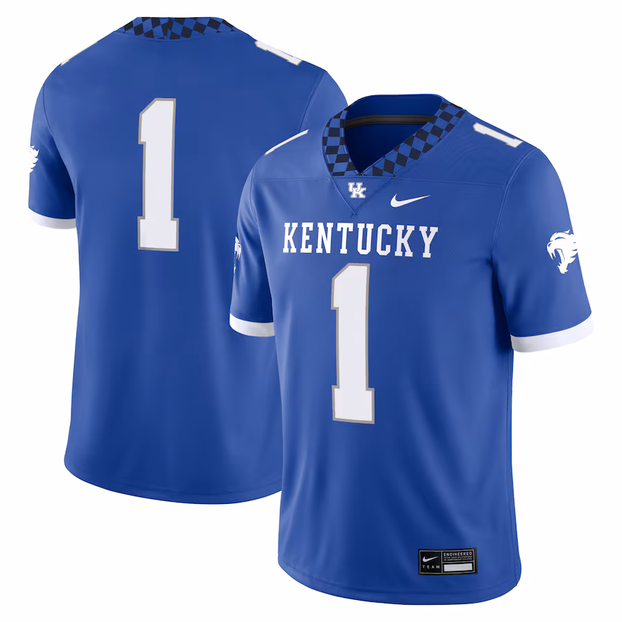 #1 Kentucky Wildcats Nike Game Jersey - Royal - Puhuasuan