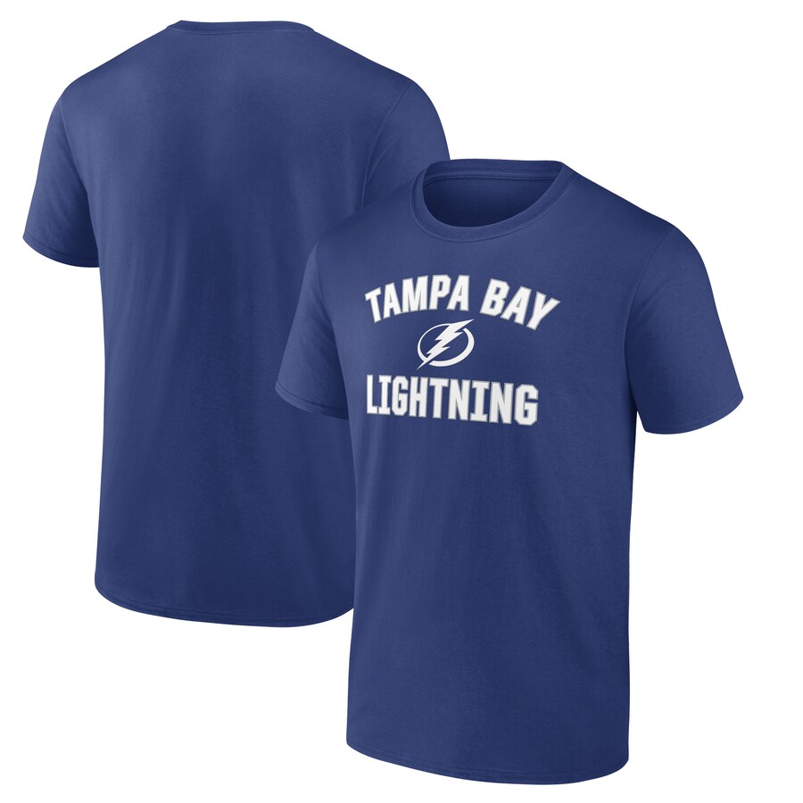 Men's Tampa Bay Lightning Blue Victory Arch T-Shirt - Puhuasuan
