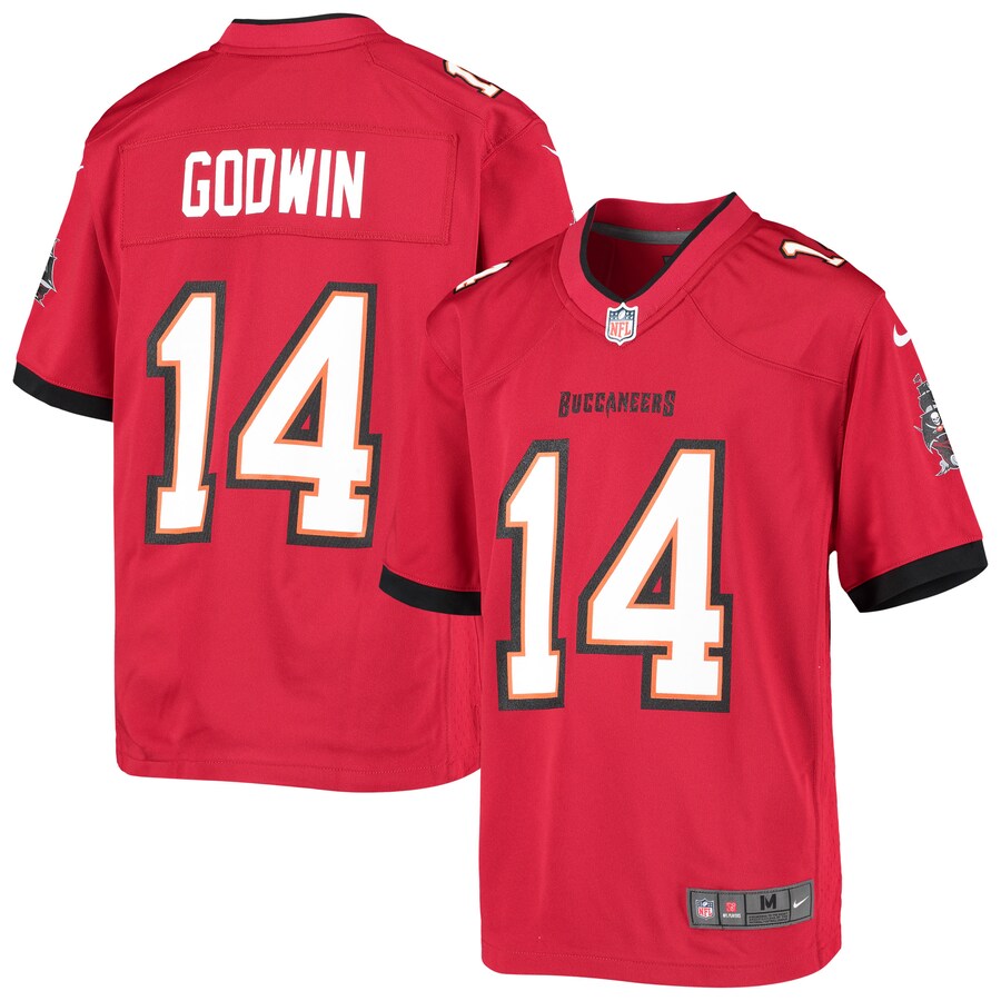 Youth Tampa Bay Buccaneers Chris Godwin Nike Red Game Jersey - Puhuasuan
