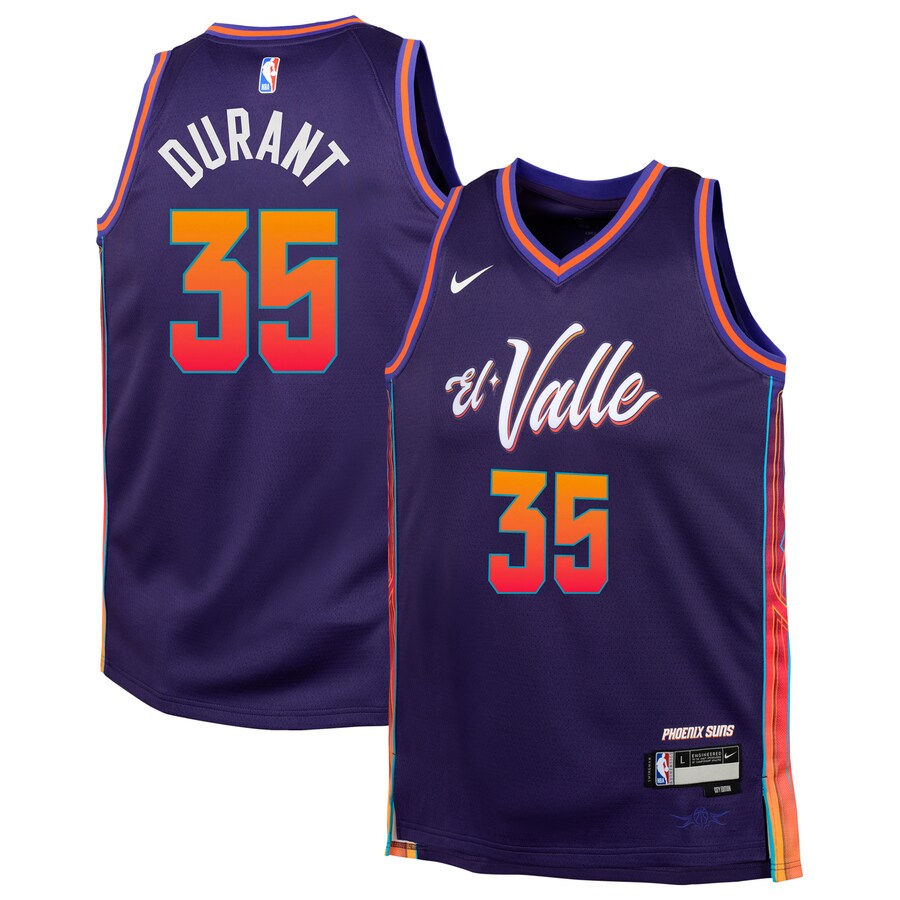 Youth Phoenix Suns Kevin Durant Nike Purple  Swingman Replica Jersey - City Edition - Puhuasuan