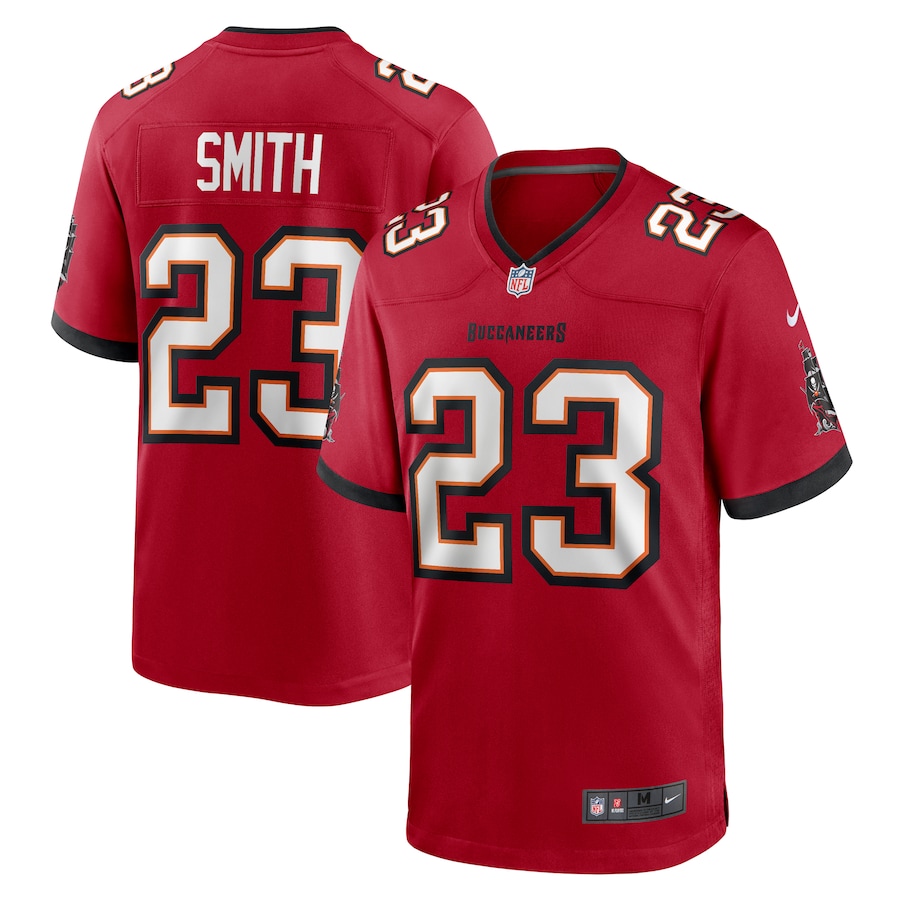 Men's Tampa Bay Buccaneers Tykee Smith Nike Red Game Jersey - Puhuasuan