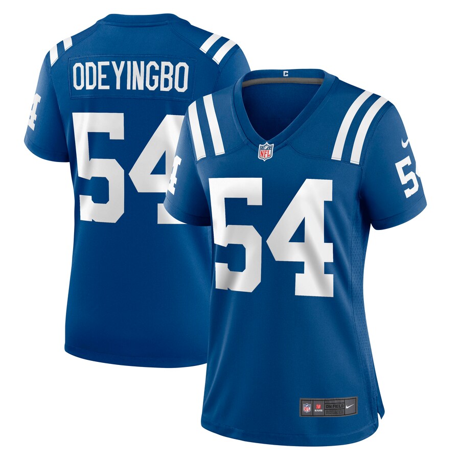 Women's Indianapolis Colts Dayo Odeyingbo Nike Royal Game Jersey - Puhuasuan