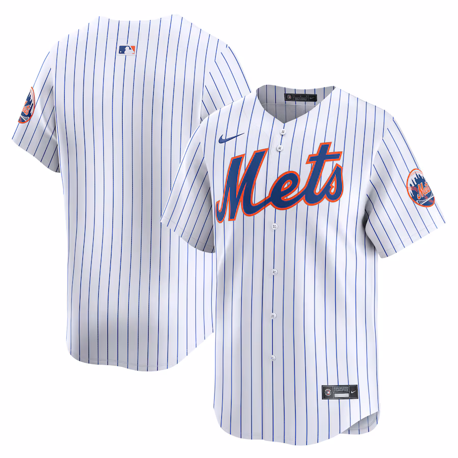 Youth New York Mets Nike White Home Limited Jersey - Puhuasuan