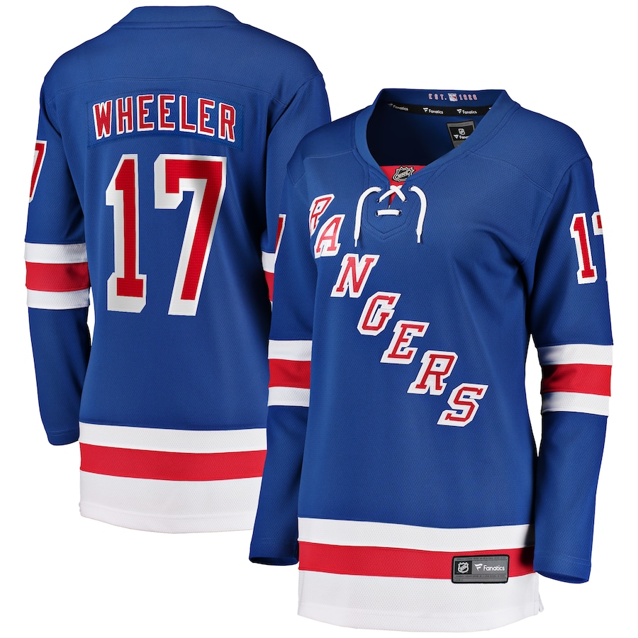 Women's New York Rangers Blake Wheeler Fanatics Blue Home Breakaway Player Jersey - Puhuasuan