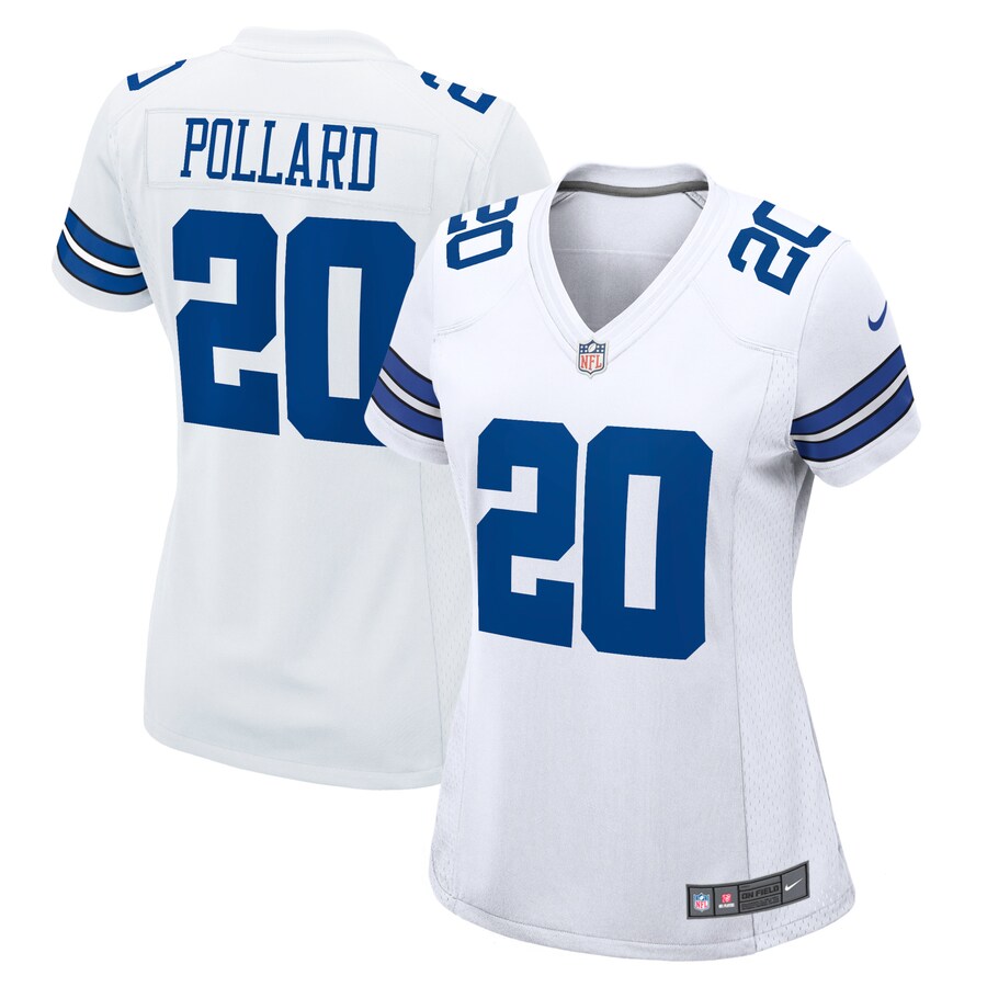 Women's Dallas Cowboys Tony Pollard Nike White Game Player Jersey - Puhuasuan