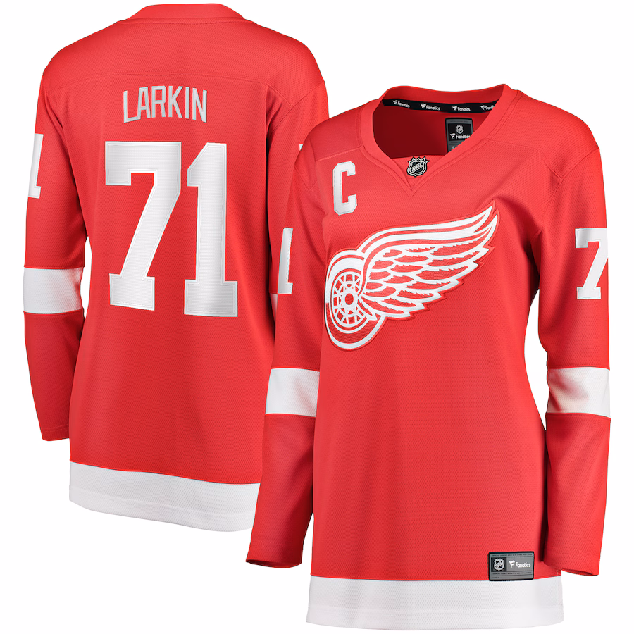 Women's Detroit Red Wings Dylan Larkin Fanatics Red Home Breakaway Player Jersey - Puhuasuan