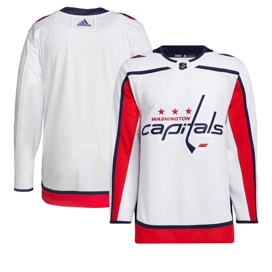 Men's Washington Capitals adidas White Away Primegreen Authentic Pro Jersey - Puhuasuan