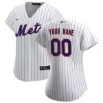 Women's New York Mets Nike White Home Replica Custom Jersey - Puhuasuan
