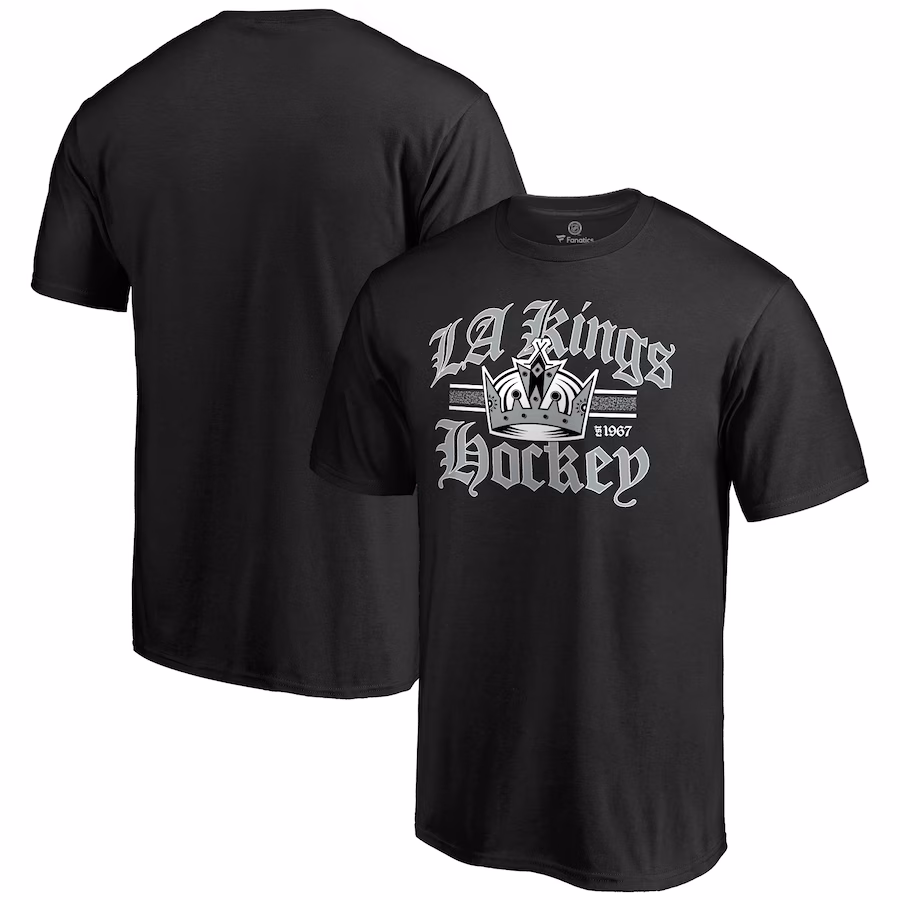 Men's Los Angeles Kings Black Hometown Collection The Crown T-Shirt - Puhuasuan