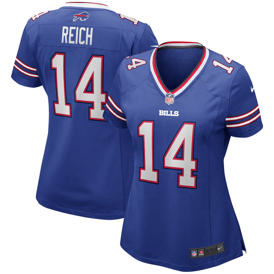 Women's Buffalo Bills Frank Reich Nike Royal Game Retired Player Jersey - Puhuasuan