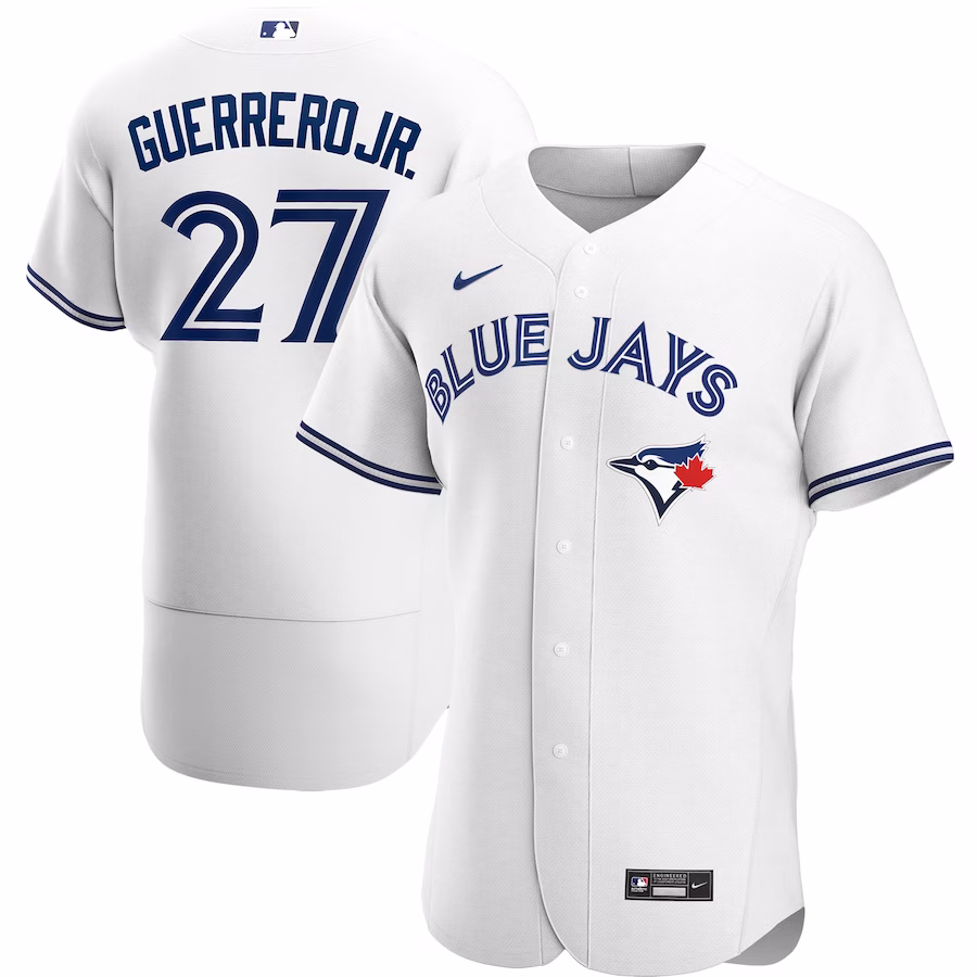 Men's Toronto Blue Jays Vladimir Guerrero Jr. Nike White Home Authentic Player Jersey - Puhuasuan