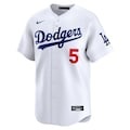 Men's Los Angeles Dodgers Freddie Freeman Nike White 2024 World Series Home Limited Player Jersey - Puhuasuan