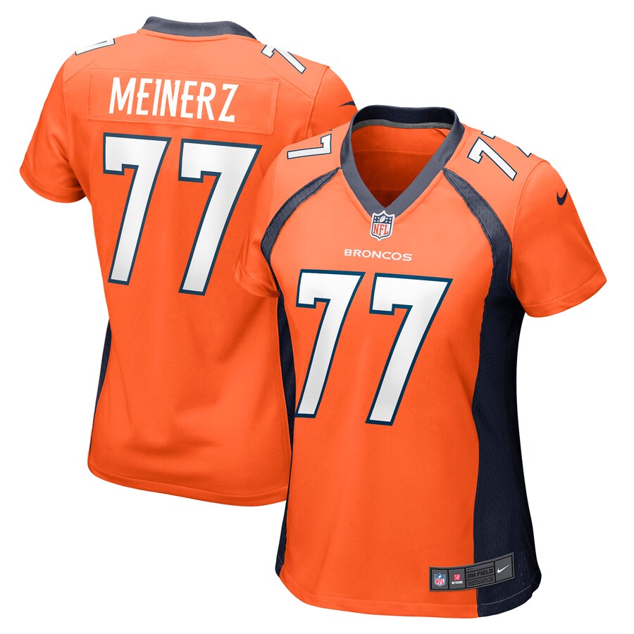 Women's Denver Broncos Quinn Meinerz Nike Orange Nike Game Jersey - Puhuasuan