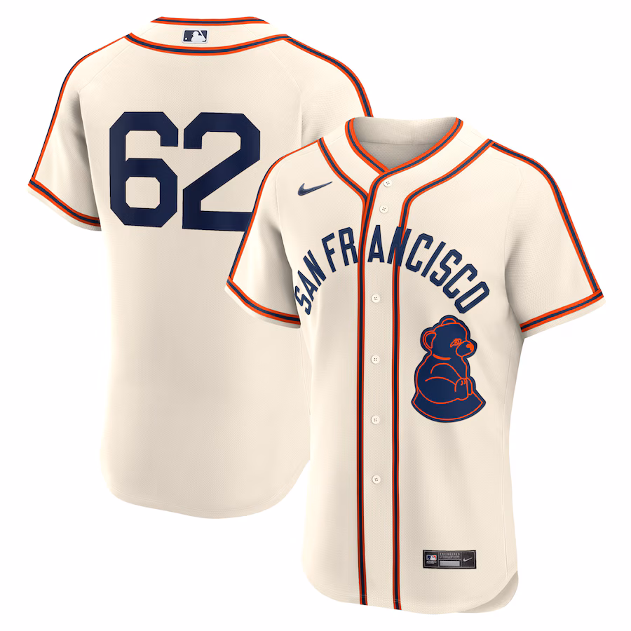 Men's San Francisco Giants Logan Webb Nike Cream 2024 Rickwood Classic Authentic Player Jersey - Puhuasuan