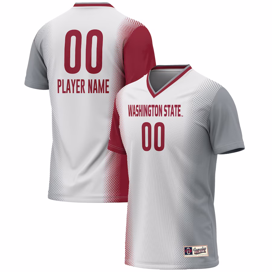 Washington State Cougars GameDay Greats Youth NIL Pick-A-Player Lightweight Women's Soccer Jersey - White - Puhuasuan