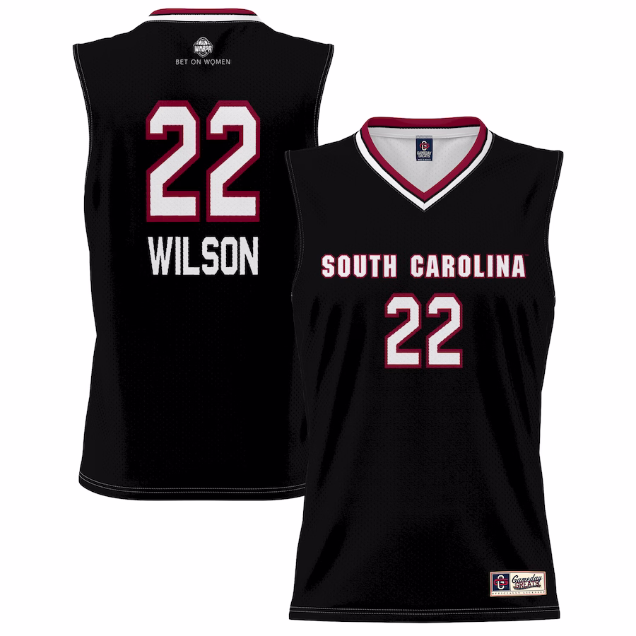A'ja Wilson South Carolina Gamecocks GameDay Greats Unisex Lightweight Basketball Alumni Jersey - Black - Puhuasuan