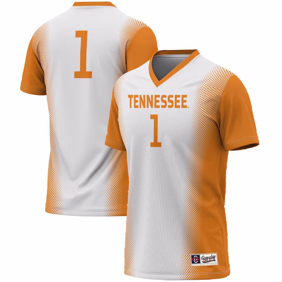 #1 Tennessee Volunteers GameDay Greats Youth  Lightweight Women's Soccer Jersey - White - Puhuasuan