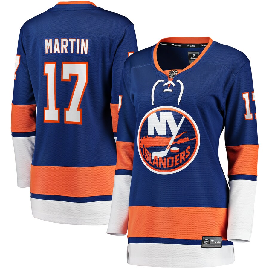 Women's New York Islanders Matt Martin Fanatics Branded Royal Home Team Breakaway Player Jersey - Puhuasuan