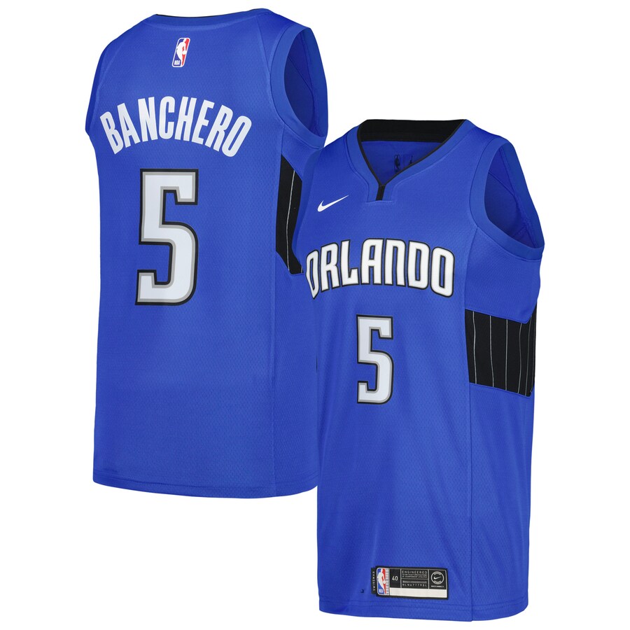 Men's Orlando Magic Paolo Banchero Nike Royal Swingman Player Jersey - Statement Edition - Puhuasuan