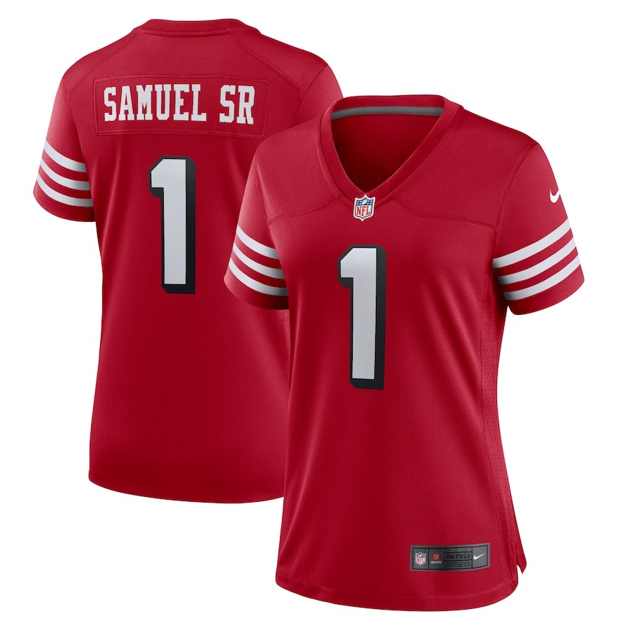 Women's San Francisco 49ers Deebo Samuel Sr Nike Scarlet Alternate Game Jersey - Puhuasuan