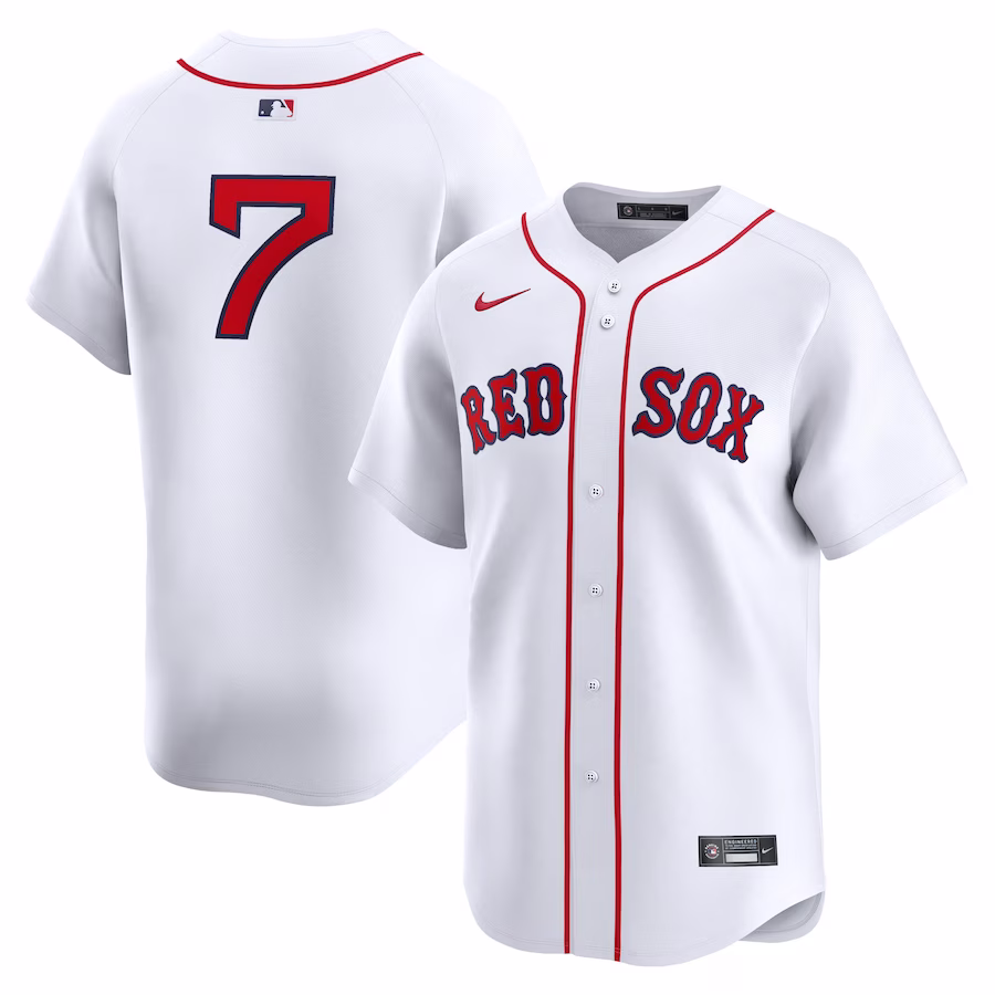 Men's Boston Red Sox Masataka Yoshida Nike White Home Limited Player Jersey - Puhuasuan