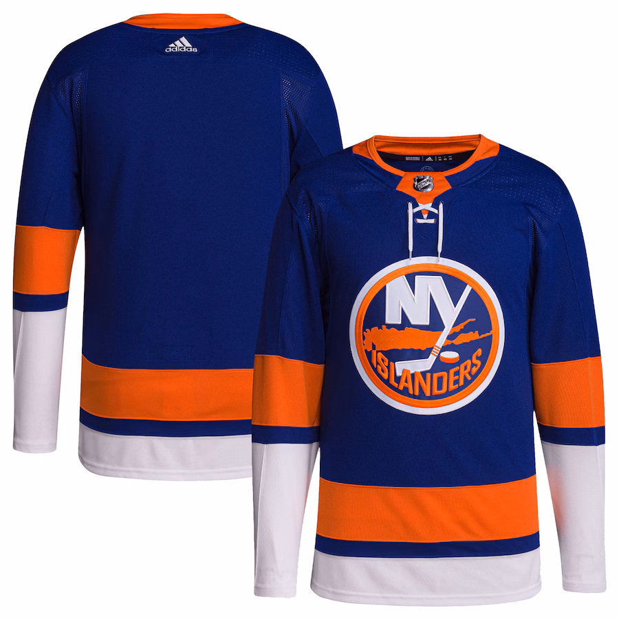 Men's New York Islanders adidas Royal Home Primegreen Authentic Blank Jersey - Puhuasuan