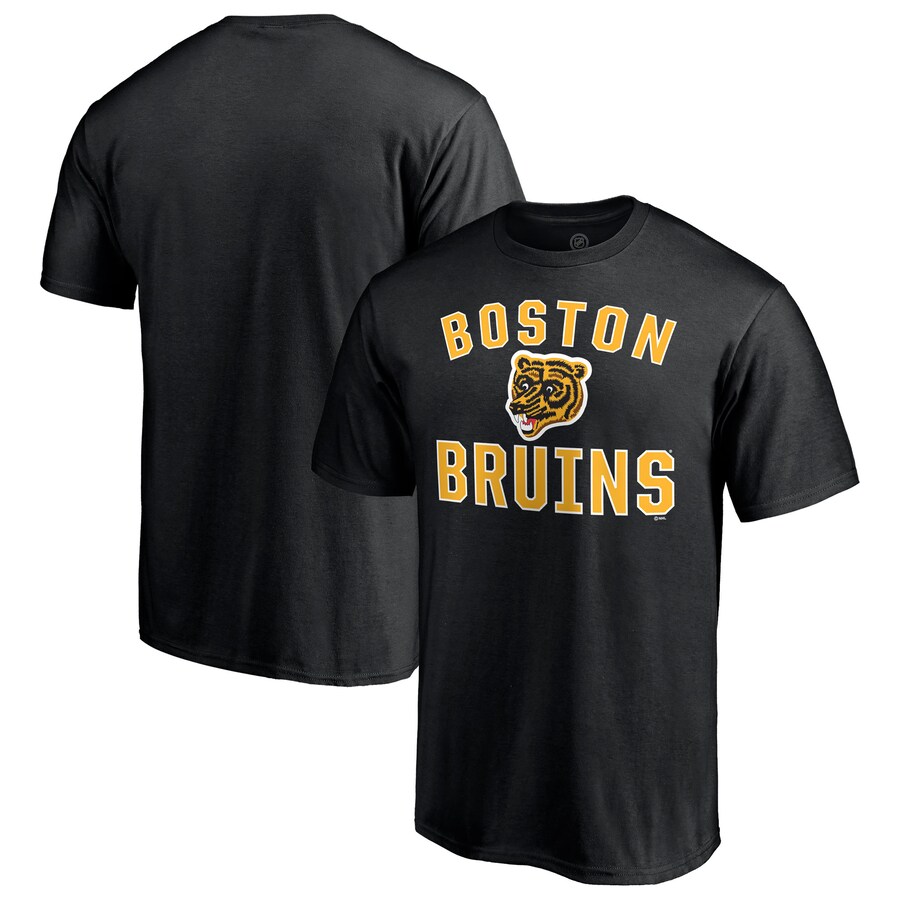 Men's Boston Bruins Black Special Edition Victory Arch T-Shirt - Puhuasuan