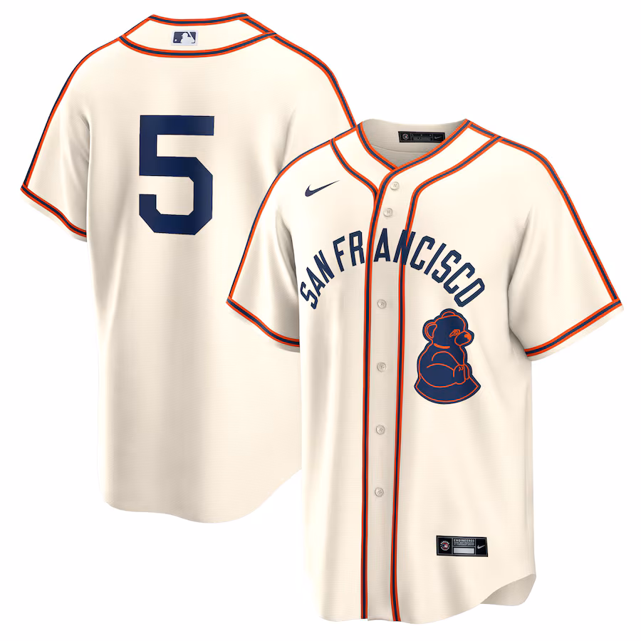 Men's San Francisco Giants Mike Yastrzemski Nike Cream 2024 Rickwood Classic Replica Player Jersey - Puhuasuan