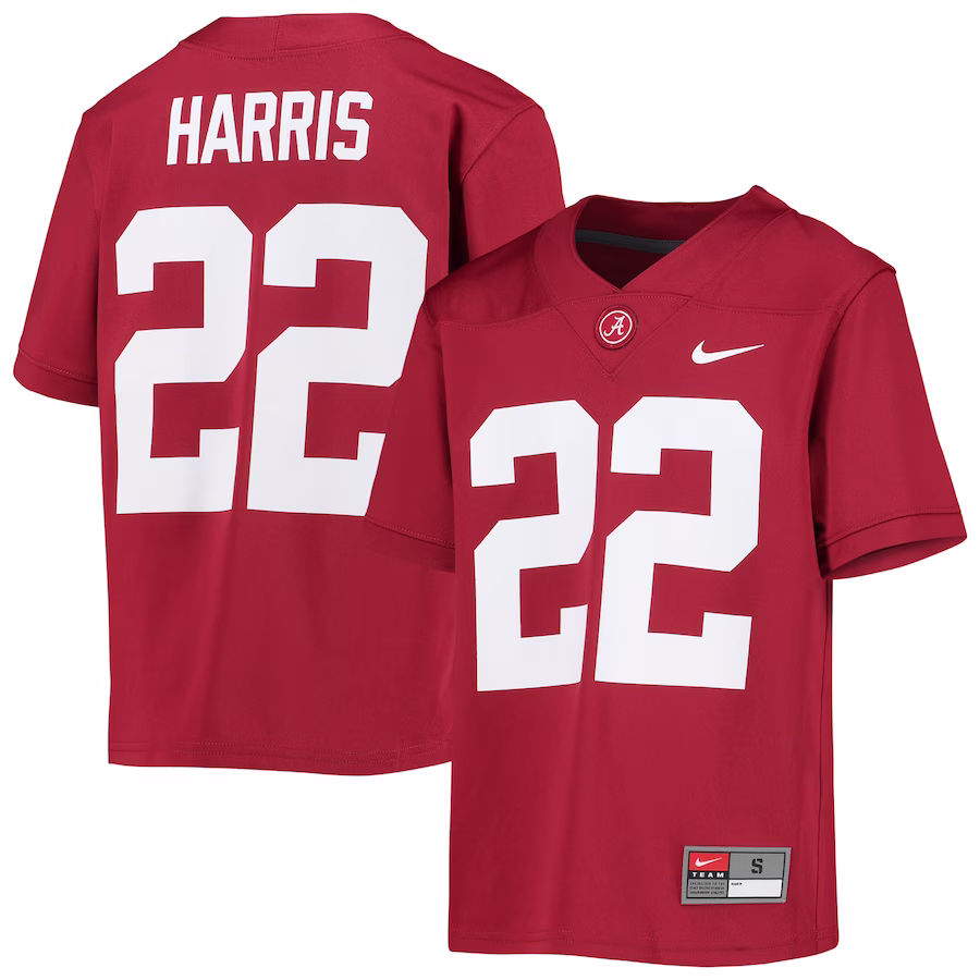 Najee Harris Alabama Crimson Tide Nike Youth Alumni Jersey - Crimson - Puhuasuan