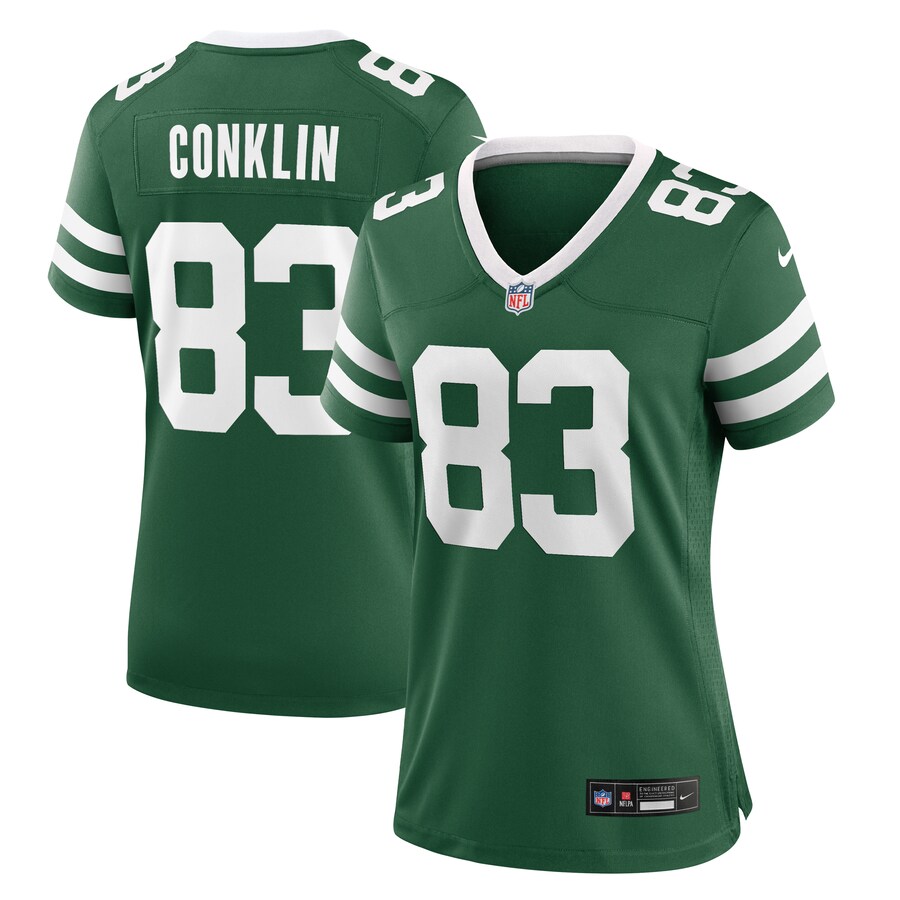 Women's New York Jets Tyler Conklin Nike Legacy Green Team Game Jersey - Puhuasuan