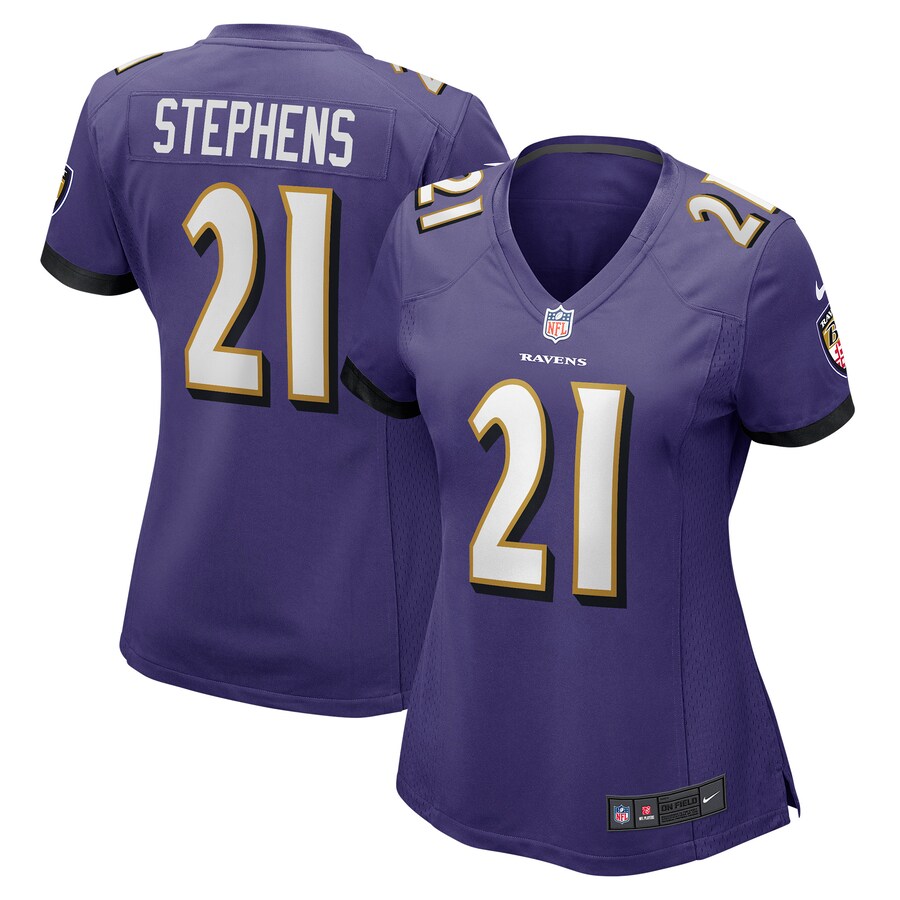 Women's Baltimore Ravens Brandon Stephens Nike Purple Game Jersey - Puhuasuan