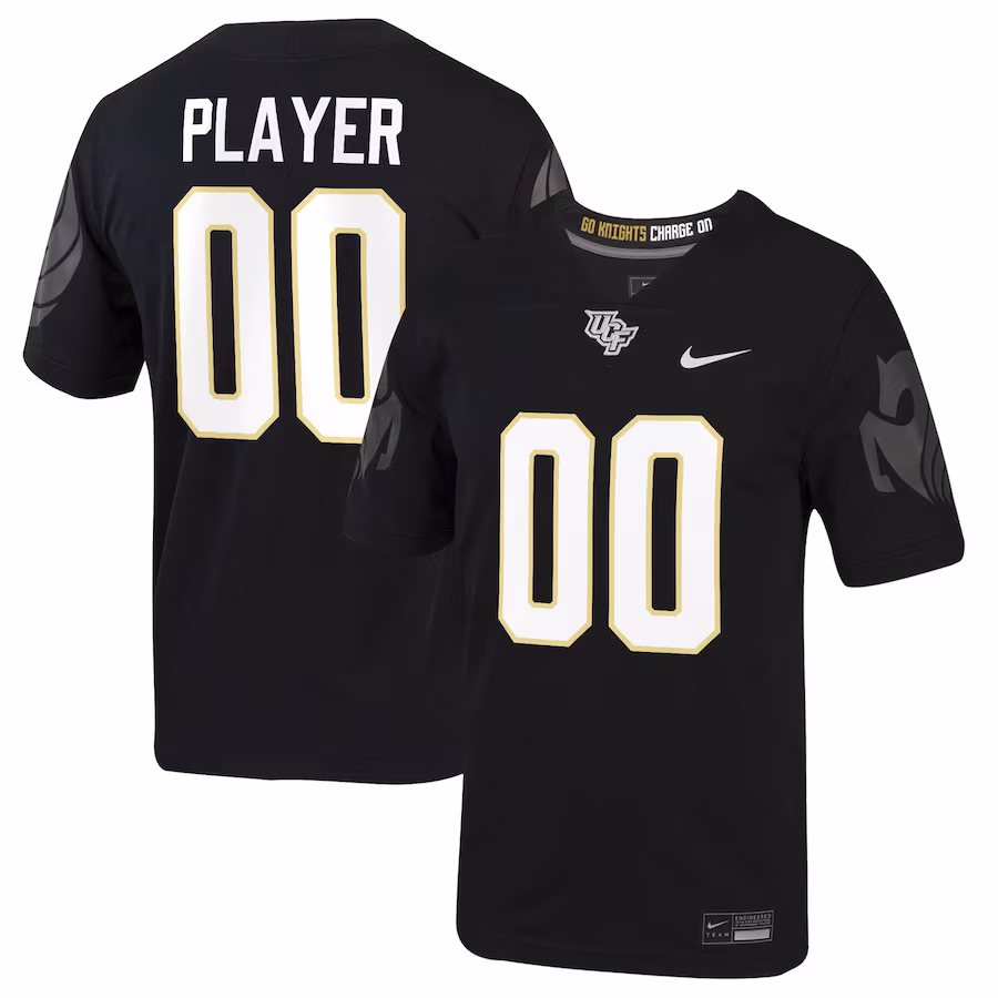 UCF Knights Nike Pick-A-Player NIL Replica Football Jersey - Black - Puhuasuan