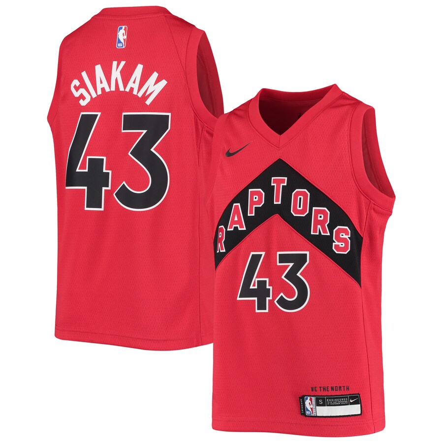 Youth Toronto Raptors Pascal Siakam Nike Red Swingman Jersey - Icon Edition - Puhuasuan