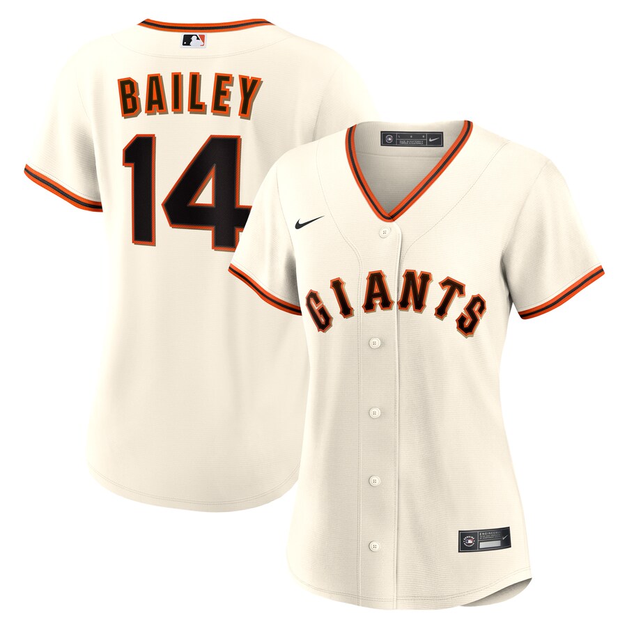 Women's San Francisco Giants Patrick Bailey Nike Cream Home Replica Jersey - Puhuasuan
