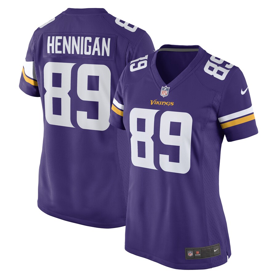 Women's Minnesota Vikings Thomas Hennigan Nike Purple Game Player Jersey - Puhuasuan