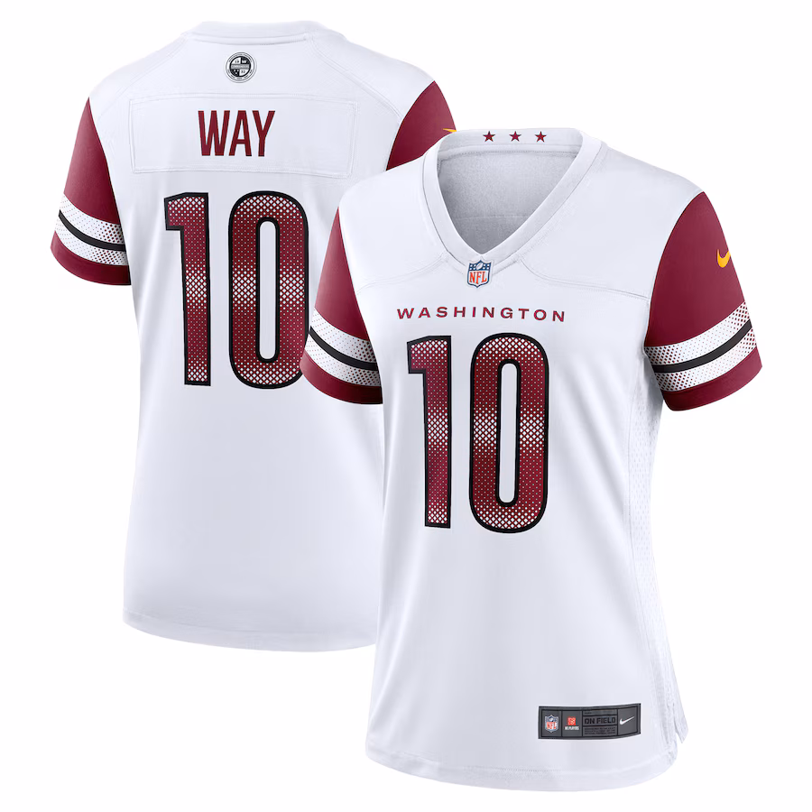 Women's Washington Commanders Tress Way Nike White Game Jersey - Puhuasuan