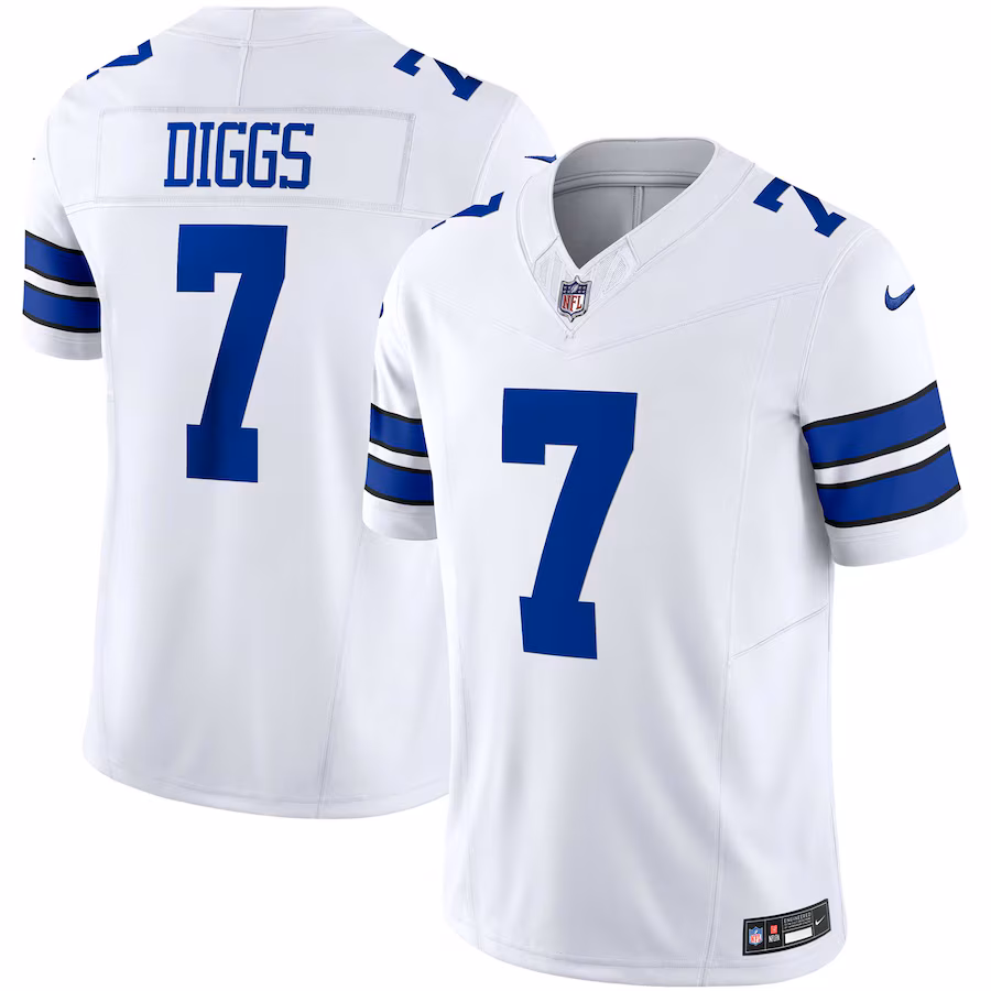 Men's Dallas Cowboys Trevon Diggs Nike White Vapor F.U.S.E. Limited Jersey - Puhuasuan